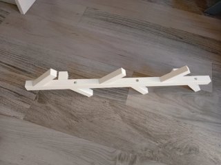 Perchero de pared blanco Ikea