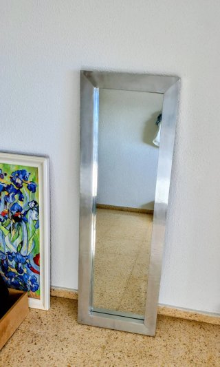 Espejo Rectangular Marco Metálico