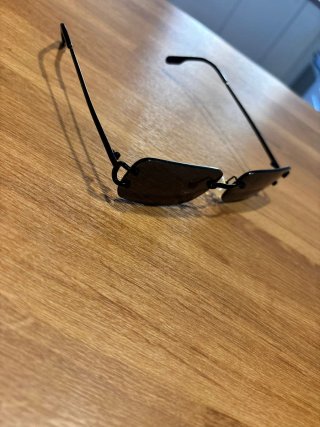 Gafas de sol rectangulares negras