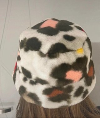 Cappello bucket Kenzo fantasia leopardata