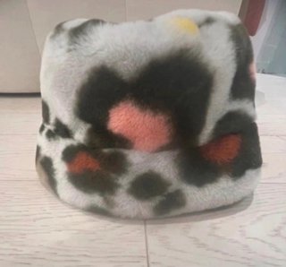 Cappello bucket Kenzo fantasia leopardata