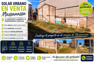 Terreno en venta en Massanassa