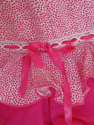 Vestido Flamenca Rosa con Lunares