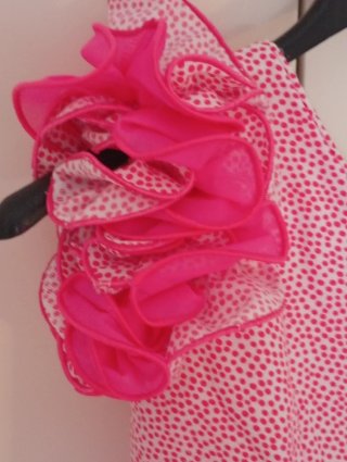 Vestido Flamenca Rosa con Lunares