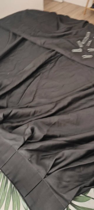 Cortinas GRANDES de ancho y MUY opacas de satén