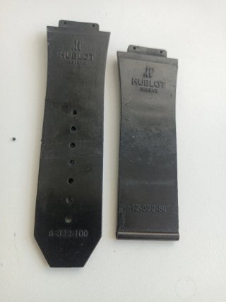Correa de reloj Hublot negra