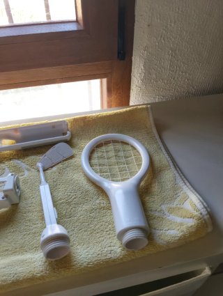 Accesorios Wii: Volante, Pistola, Raqueta
