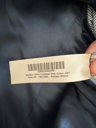 Americana Massimo Dutti Azul Talla 50