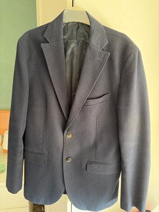 Americana Massimo Dutti Azul Talla 50
