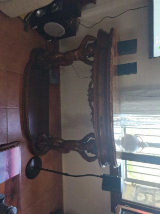 Mueble recibidor clásico madera