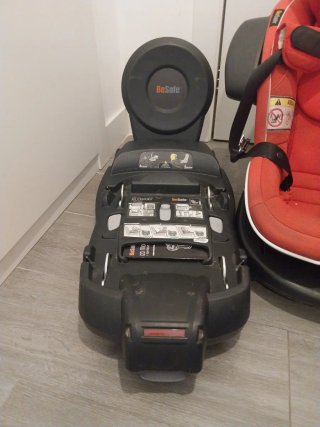 Silla coche BeSafe con base Isofix,grupo 1-2