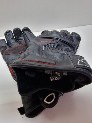 Guantes Moto Bering Talla 11/XL Negros y Rojos