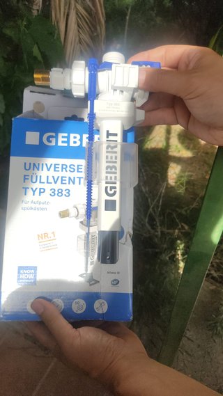 Válvula Geberit Tipo 383 Cisterna Superficie
