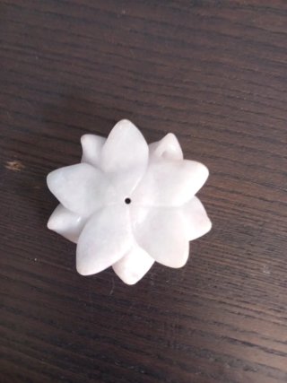 Porta Incenso a Fiore di Loto Bianco – Bruciatore