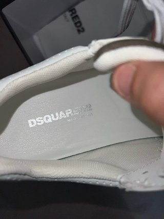 Botines Dsquared2 Blancas y Rojas