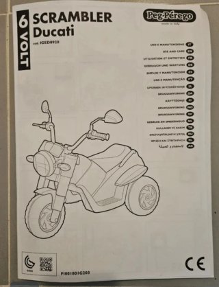 Moto Eléctrica Infantil Peg-Pérego Ducati