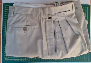 Pantalón vestir Lacoste vintage T.44 Beige
