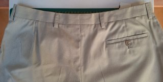 Pantalón vestir Lacoste vintage T.44 Beige