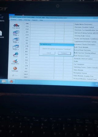 Acer Aspire One + BMW Scanner