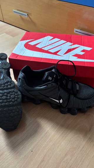 Nike TN Gris Blanco SHOX