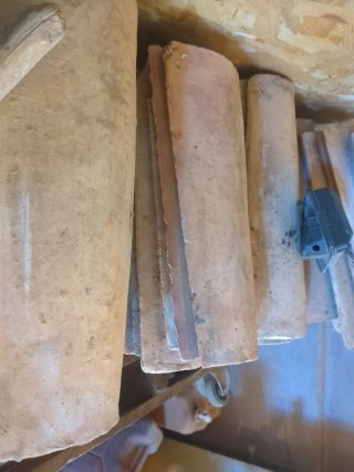 Tejas de barro