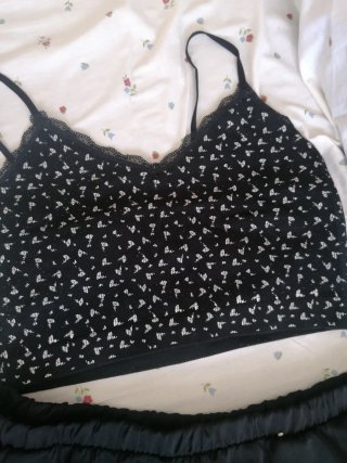 Pijama Primark Top y Pantalón Corto M