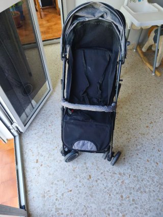 Silla de paseo gris