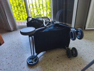Silla de paseo gris