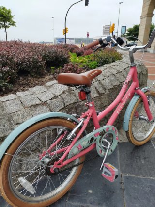 Bicicleta Elswick niña rosa