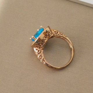Anello vintage imperiale in oro e argento