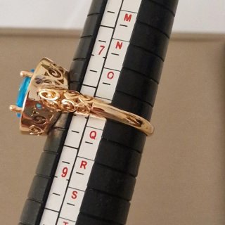 Anello vintage imperiale in oro e argento