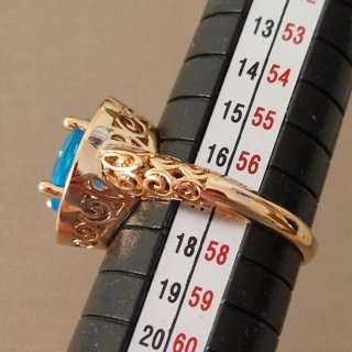 Anello vintage imperiale in oro e argento