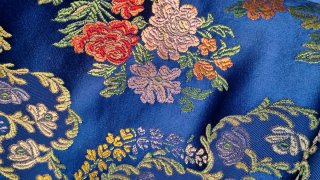 Vestido Fallera Azul con Flores