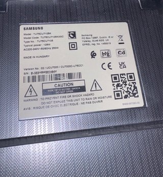 Samsung 75 Smart TV