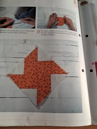 Revistas de patchwork con  telas a 4 € cada revist