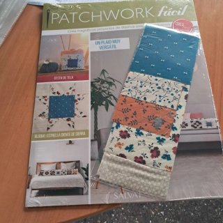 Revistas de patchwork con  telas a 4 € cada revist