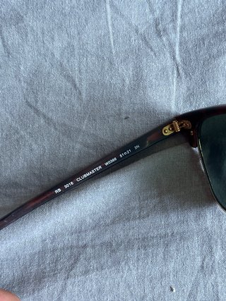 Gafas de sol Ray-Ban Clubmaster Marrones y Doradas
