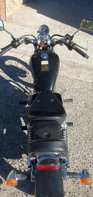Honda CMX 250 Rebel Negra