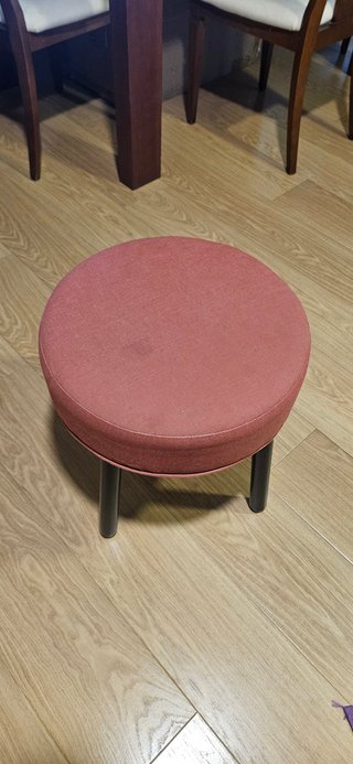 Puf/taburete IKEA MÖRTFORS - Rojo terracota