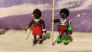 Playmobil figuras guerreros tribales