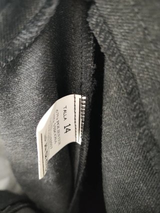 Pantalón de colegio gris talla 14