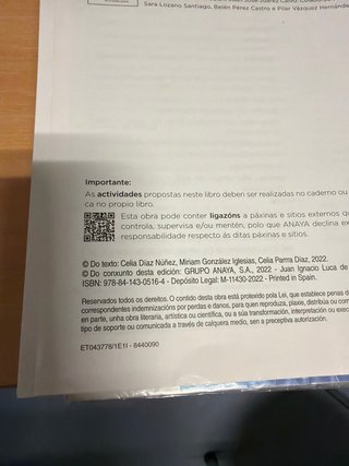 Libros 3ESO, en buen estado