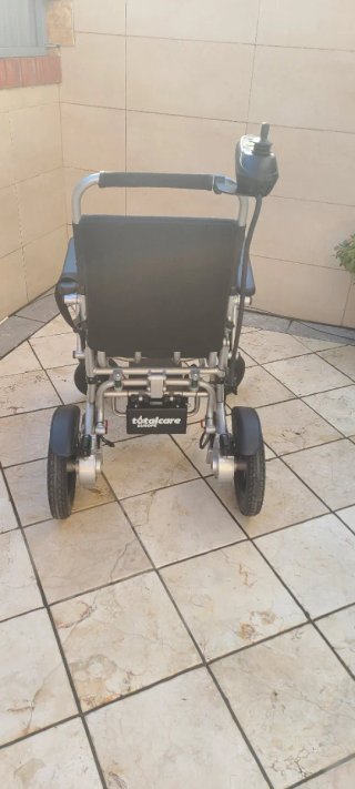 Silla de ruedas eléctrica aluminio plegable