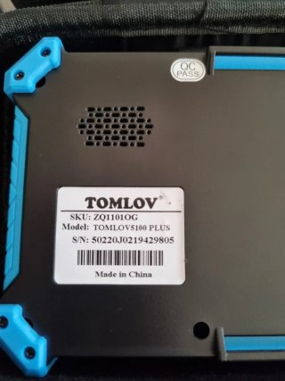 Tester IP CCTV Tomlov V5100 Plus 4K HDMI VGA