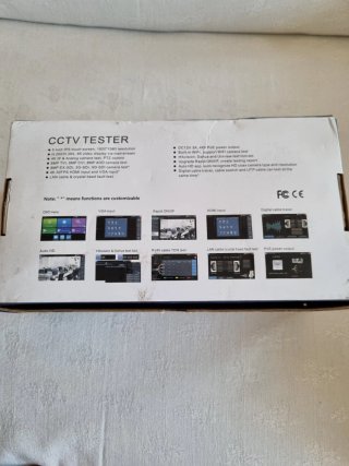 Tester IP CCTV Tomlov V5100 Plus 4K HDMI VGA