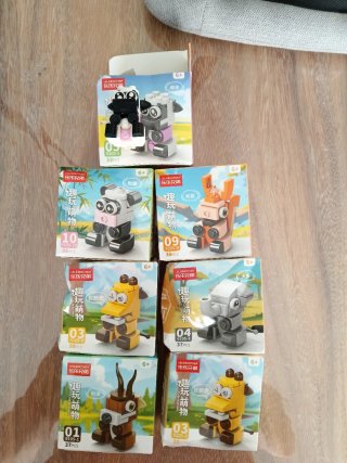 Figure di Montaggio tipo Lego Animali