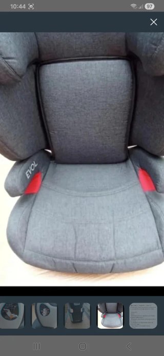 Silla coche isofix gris