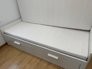 Diván Sofá cama Ikea Brimnes con 2 colchones