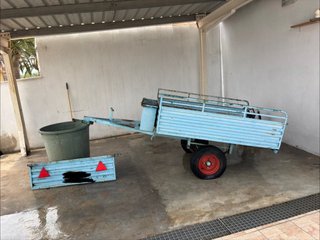 Remolque agrícola para mula mecánica