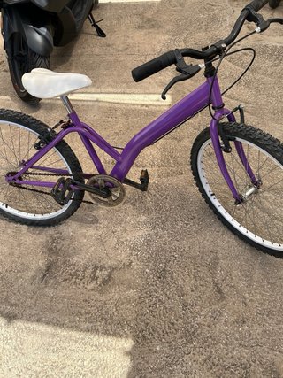 Bicicleta Morada Infantil